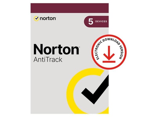 [90255647 1448201] Norton AntiTrack ESD, Vollversion, 5 PC, 1 Jahr