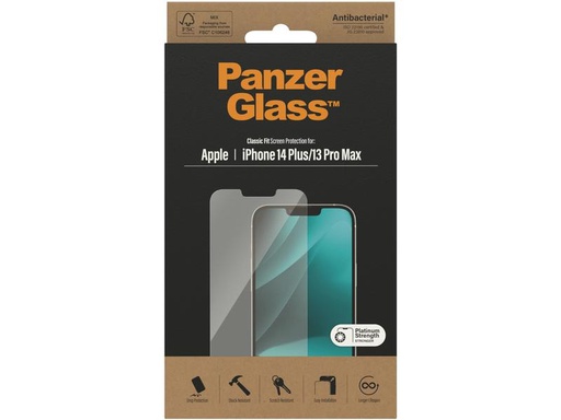 [90255668 1428702] Panzerglass Displayschutz Classic Fit iPhone 13 Pro Max/14 Plus