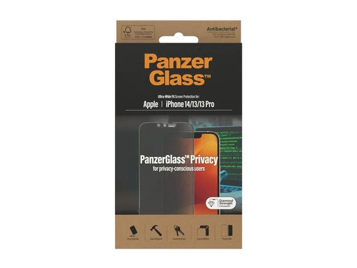 [90255688 1428712] Panzerglass Displayschutz Ultra Wide Fit Privacy iPhone 13/13 Pro/14