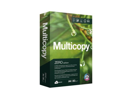 [90255760 1403652] Multicopy Kopierpapier Zero A4, Weiss, 80 g/m², 2500 Blatt