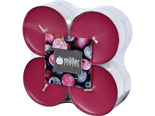 [90255781 1429271] müller Kerzen Duftkerze Wild Berries 8 Stück