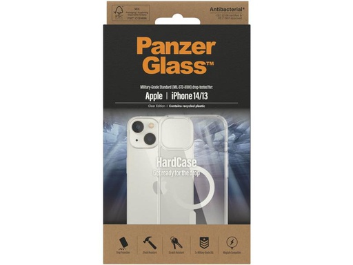 [90255789 1428740] Panzerglass Back Cover Hard Case MagSafe iPhone 14 Transparent