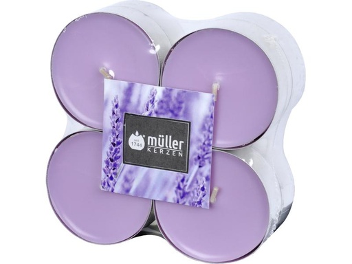 [90255799 1429275] müller Kerzen Duftkerze Lavender Fields 8 Stück
