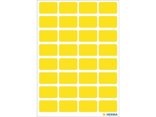 [90255810 1397006] Herma Stickers Vielzweck-Etiketten 1.2 x 1.8 cm, 160 Etiketten, Gelb