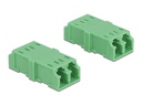Delock LWL-Kupplung LC – LC Duplex Singlemode 4 Stück