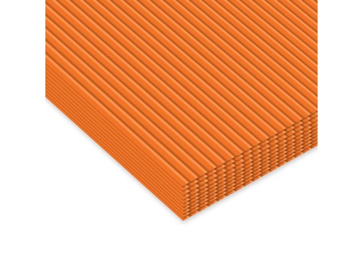 [90255864 1409022] URSUS Wellpapier 50 x 70 cm 10 Stück, Orange