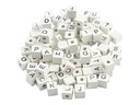 Creativ Company Buchstabenperlen 8 mm x 8 mm x 8 mm Holz