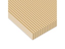 URSUS Wellpapier 50 x 70 cm 10 Stück, Natur