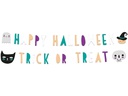 Folat Pappartikel Girlande Buchstaben Happy Halloween mehrfarbig