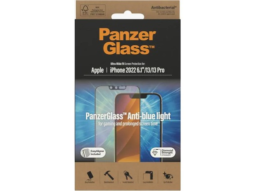 [90256036 1428728] Panzerglass Displayschutz Ultra Wide Anti Bluelight iPhone 13/13 Pro/14