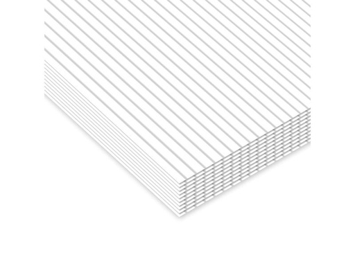 [90256094 1409016] URSUS Wellpapier 50 x 70 cm 10 Stück, Weiss