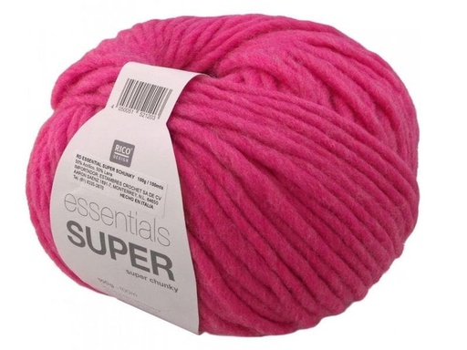 [90004437 1156735] Rico Design Wolle Essentials Super Super Chunky 100 g, Pink