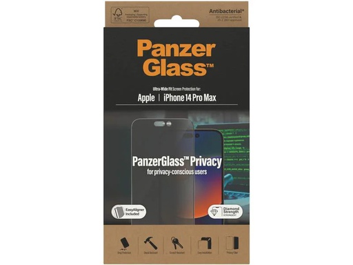 [90256151 1428723] Panzerglass Displayschutz Ultra Wide Fit Privacy iPhone 14 Pro Max