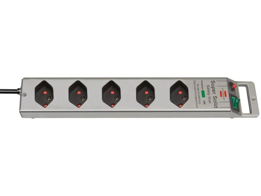 [90044635 278649] Brennenstuhl Steckdosenleiste Super-Solid 5x T13 ,Überspannungsschutz