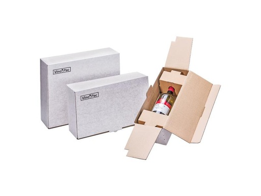 [90256255 1399917] Brieger Versandkarton VinoPac 33.2 x 11.3 x 9.3 cm, 1 Stück
