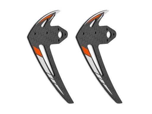 [90256478 1451015] OMPHobby Seitenleitwerk Orange M2 - Evo