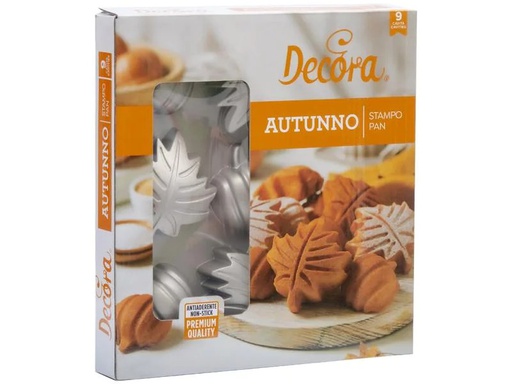 [90256521 1439865] Decora Motiv-Backform Herbstblätter 29 x 18 x 5.8 cm