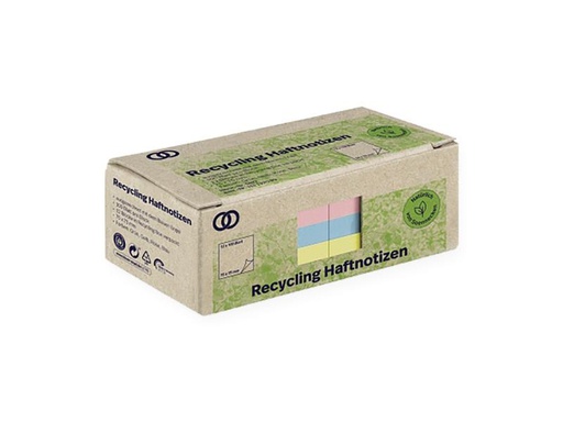 [90256536 1398771] Soennecken Notizzettel oeco Recycling, 7.5 x 7.5 cm, 12 Stück