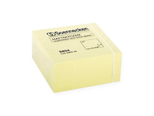 [90256547 1398652] Soennecken Notizzettel 7.5 x 7.5 cm, 400 Blätter, Gelb