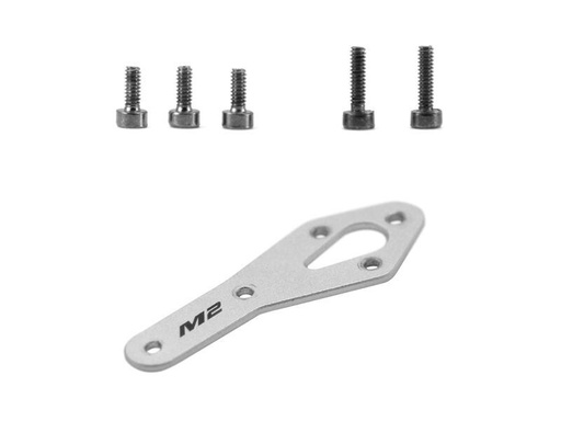 [90256581 1450991] OMPHobby Heckmotorhalter Silber M2 - Evo