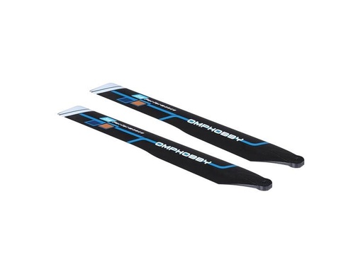 [90256701 1450997] OMPHobby Hauptrotorblätter Weiss M2 - Evo