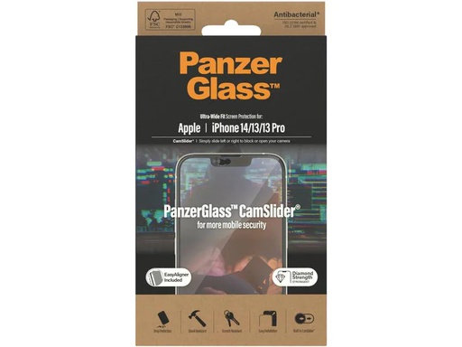 [90256706 1441979] Panzerglass Displayschutz Ultra Wide Fit Cam-Slider iPhone 13/13 Pro/14