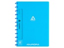 Adoc Notizheft Pap-Ex Colorline, A4, Blau, kariert