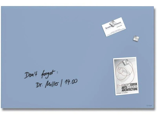 [90256726 1394272] Sigel Glassboard magnetisch 600x400 Pastellfarbig Blau