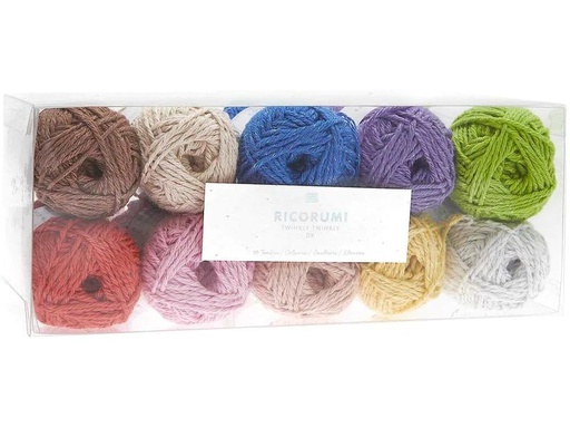 [90256731 1431453] Rico Design Wolle Ricorumi Twinkly 25 g, 10-er Set