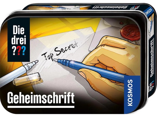 [90256775 1341913] Kosmos Experimentierkasten Die drei ??? Geheimschrift