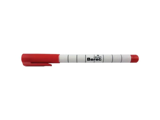 [90256812 1405484] Berec Whiteboard-Marker Schmal Rot