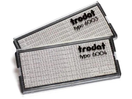 [90256878 1408244] Trodat Stempel Zubehör Typo-printy &amp; Typomatic 1 Set, 328 Teile