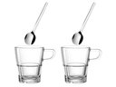 Leonardo Kaffeetasse Senso 250 ml, 2 Stück, Transparent