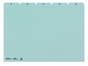 Biella Karteikarten A4 quer A-Z, 25-teilig, Blau
