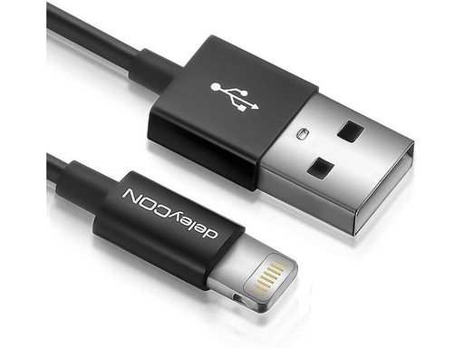 [90257078 1449687] deleyCON USB 2.0-Kabel USB A - Lightning 2 m