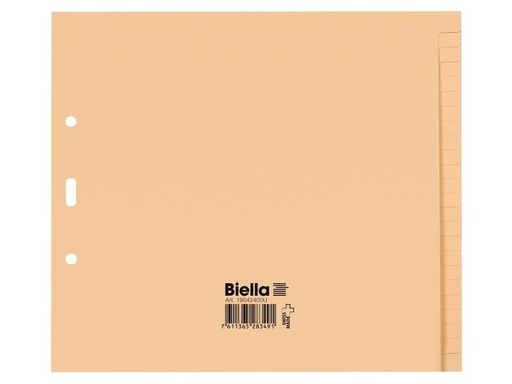 [90257082 1399146] Biella Register Teildeckend, A4, 1-24