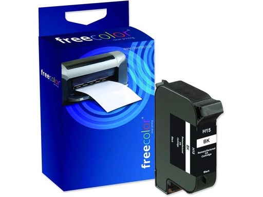 [90257114 1400211] Freecolor Tinte HP No. 15 Black