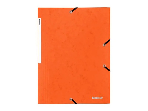 [90257134 1399157] Biella Gummibandmappe A4 Karton, Orange