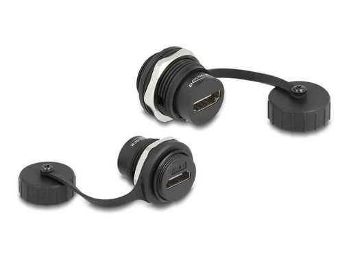 [90257253 1450512] Delock HDMI-A Einbaubuchse IP67 staub- &amp; wassserdicht