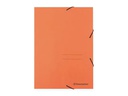 Soennecken Gummibandmappe A4, Orange, 3 Klappen