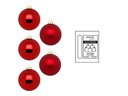 INGES CHRISTMAS DECOR Weihnachtskugel Chianti Ø 3 cm 24 Stück