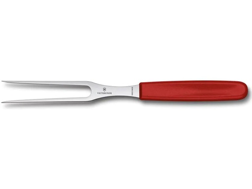 [90044805 1091910] Victorinox Tranchiergabel Swiss Classic Rot/Silber