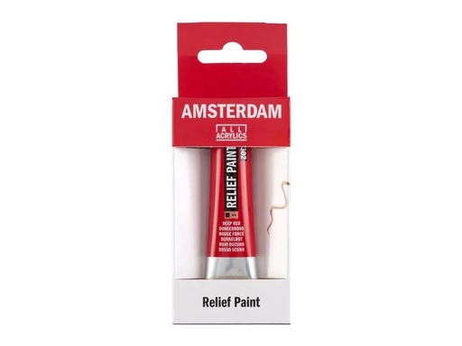 [90044858 1174073] Amsterdam Acrylfarbe Reliefpaint 302 Tiefrot deckend, 20 ml