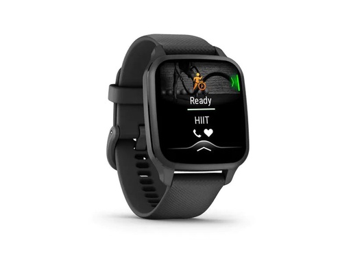 [90257517 1442996] GARMIN GPS-Sportuhr Venu Sq2 Music, Schwarz/Schiefergrau