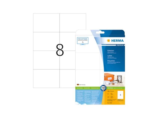 [90257554 1397099] HERMA Universal-Etiketten Premium, 10.5 x 7.4 cm, 200 Etiketten