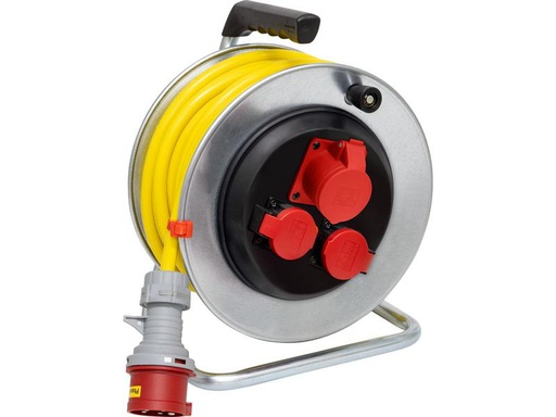[90257613 1401511] Brennenstuhl Baustellen-Kabelrolle BAT 290 25 m 1x CEE/5 + 2x T25