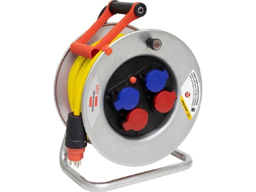 [90257650 1401509] Brennenstuhl Baustellen-Kabelrolle BAT SK 320 25 m 2x T25/23