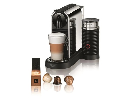 [90257733 1229642] De'Longhi Kaffeemaschine Nespresso CitiZ Platinum&amp;Milk EN330.M Silber