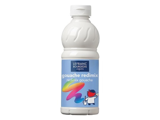 [90257799 1407786] LEFRANC Temperafarben Redimix 500 ml, Weiss