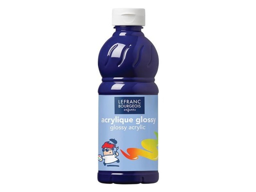 [90257887 1407789] LEFRANC Acrylfarbe Glossy 500 ml, Ultramarine